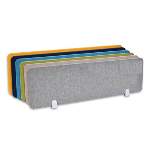 ApuaVireo&Co Schreibtisch-Sichtschutzteiler, mehrfarbig, 30 x 30 cm, for Büro und Schule(Blue-a,30X120CM) von ApuaVireo&Co