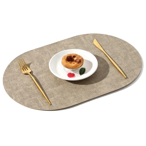 ApuaVireo&Co Tischsets, Tischsets aus Kunstleder, 45,7 x 29,9 cm, Mehrfarbig, 4er-/6er-/8er-Pack(Mud,Set of 6) von ApuaVireo&Co