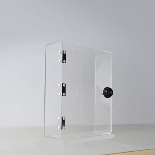 ApuaVireo&Co Transparente Handy-Schließbox aus Acryl, Handy-Schließfach mit Schloss, leicht zu reinigen(21x8x28cm/8x3x11in) von ApuaVireo&Co