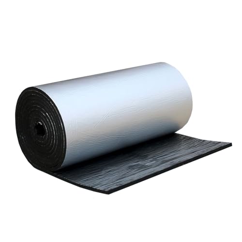 ApuaVireo&Co Wärmedämmrolle for Wände, selbstklebend, schalldichte Baumwollschicht, 5 mm dick, mit Schaumstoffkern, isolierende Heizkörperreflektoren(1mx5m) von ApuaVireo&Co