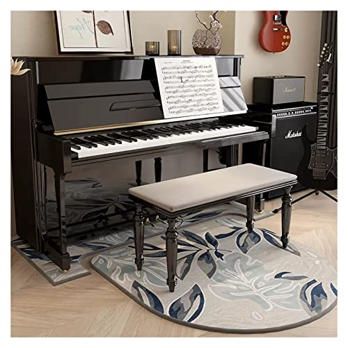 Upright Piano-Teppich, Klavierteppich for den Haushalt, spezielles schalldichtes Pad, geräuschabsorbierende, stoßabsorbierende Bodenmatte, geräuschreduzierende, schallabsorbierende Fußunterlage(Style von ApuaVireo&Co