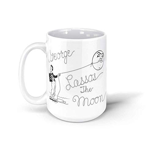 Apular 4251290795724 Keramik-Kaffeetasse mit Aufschrift "It's A Wonderful Life It's A Wonderful Life", 425 ml, 425 ml von Apular