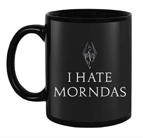 Apular Lustige Tasse – I Hate Morndas Tasse – Elder Scrolls – 425 ml Kaffeetasse 325 ml Tasse von Apular