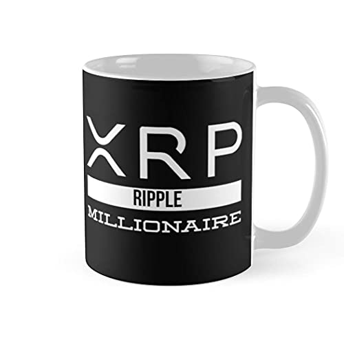 Apular Xrp Ripple Millionaire Cryptonaire Cryptocurrency Crypto Kaffeetasse aus Keramik, 325 ml und 425 ml von Apular
