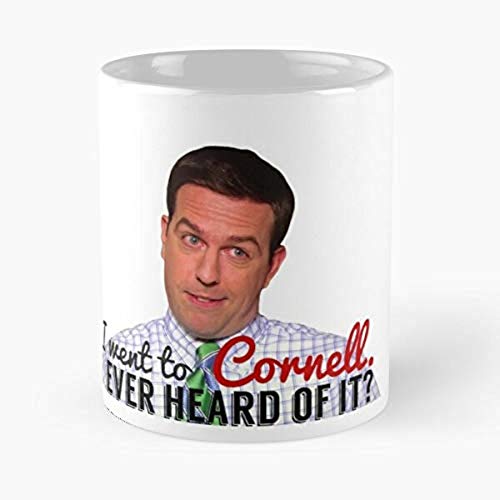 I Cornell Office Went University Ed Helms Of To Bernard Heard Andy The Ever It – Beste 325 ml Keramiktasse – Klassische Tasse für Kaffee, Tee, Schokolade oder Latte 8v6voc von Apular