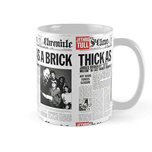 Jethro Tull Thick As A Brick Kaffeetasse aus Keramik, 325 ml und 425 ml von Apular
