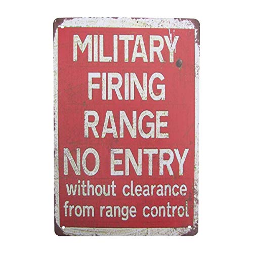 Metall-Blechschild im Vintage-Stil, 20,3 x 30,5 cm, Geschenke für Militärfeuer, Warnschild, Garten, Hof, Heimdekoration, Wandkunst für Bauernhof, Kaffee, Garage, Bar, Schlafzimmer Metall-Blechschild im Vintage-Stil, 20,3 x 30,5 cm, Geschenke für Militärfeuer, Warnschild, Garten, Hof, Heimdekoration, Wandkunst für Bauernhof, Kaffee, Garage, Bar, Schlafzimmer von Apular