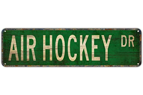 Straßenschild Airhockey Airhockey Geschenk Air Hockey Schild Air Hockey Fan Hinterhof Bar Wanddekoration Rustikal Living Blechschild Wanddekoration 40,6 x 10,2 cm Straßenschild Airhockey Airhockey Geschenk Air Hockey Schild Air Hockey Fan Hinterhof Bar Wanddekoration Rustikal Living Blechschild Wanddekoration 40,6 x 10,2 cm von Apular
