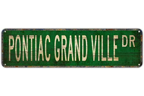 Straßenschild Grand Ville Pontiac Grand Ville Schild Pontiac Grand Ville Straßenschild Aluminium Metallschild Rustikales Blechschild Retro Wanddekoration 10 x 40 cm Straßenschild Grand Ville Pontiac Grand Ville Schild Pontiac Grand Ville Straßenschild Aluminium Metallschild Rustikales Blechschild Retro Wanddekoration 10 x 40 cm von Apular