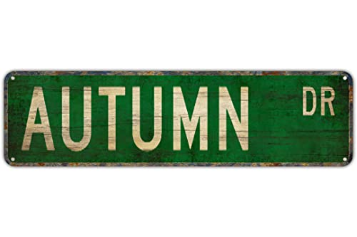 Straßenschild Herbst Herbst Schild Herbst Liebhaber Herbst Geschenk Kind Geschenk Straßenschild Aluminium Metall Schild Rustikales Blechschild Retro Wanddekoration 10 x 40 cm Straßenschild Herbst Herbst Schild Herbst Liebhaber Herbst Geschenk Kind Geschenk Straßenschild Aluminium Metall Schild Rustikales Blechschild Retro Wanddekoration 10 x 40 cm von Apular