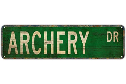 Vintage Decor Wandschilder Bogenschießen Bogenschießen Geschenk Bogenschießen Schild Bogenschießen Liebhaber Jagd Blech Metall Straßenschild Lane Avenue Street Way Grün 40,6 x 10,2 cm Vintage Decor Wandschilder Bogenschießen Bogenschießen Geschenk Bogenschießen Schild Bogenschießen Liebhaber Jagd Blech Metall Straßenschild Lane Avenue Street Way Grün 40,6 x 10,2 cm von Apular