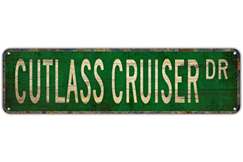 Vintage Decor Wandschilder Cutlass Cruiser Oldsmobile Cutlass Cruiser Schild Oldsmobile Blech Metall Straßenschild Lane Avenue Street Way Grün 40,6 x 10,2 cm Vintage Decor Wandschilder Cutlass Cruiser Oldsmobile Cutlass Cruiser Schild Oldsmobile Blech Metall Straßenschild Lane Avenue Street Way Grün 40,6 x 10,2 cm von Apular