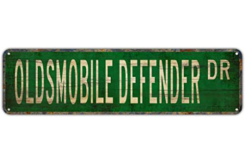 Vintage Decor Wandschilder Defender Oldsmobile Defender Oldsmobile Defender Schild Blech Metall Straßenschild Lane Avenue Street Way Grün 40,6 x 10,2 cm Vintage Decor Wandschilder Defender Oldsmobile Defender Oldsmobile Defender Schild Blech Metall Straßenschild Lane Avenue Street Way Grün 40,6 x 10,2 cm von Apular