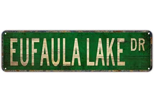 Vintage Decor Wandschilder Eufaula See Eufaula See Schild Eufaula See Besucher See Blech Metall Straßenschild Lane Avenue Street Way Grün 40,6 x 10,2 cm Vintage Decor Wandschilder Eufaula See Eufaula See Schild Eufaula See Besucher See Blech Metall Straßenschild Lane Avenue Street Way Grün 40,6 x 10,2 cm von Apular