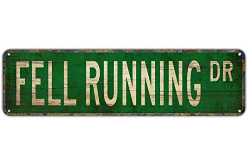 Vintage Decor Wandschilder Fell Running Fell Running Schild Fell Running Fan Fell Blech Metall Straßenschild Lane Avenue Street Way Grün 40,6 x 10,2 cm Vintage Decor Wandschilder Fell Running Fell Running Schild Fell Running Fan Fell Blech Metall Straßenschild Lane Avenue Street Way Grün 40,6 x 10,2 cm von Apular