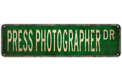 Vintage Decor Wandschilder Presse Fotografen Presse Fotografen Geschenk Presse Blech Metall Straßenschild Lane Avenue Street Way Grün 40,6 x 10,2 cm Vintage Decor Wandschilder Presse Fotografen Presse Fotografen Geschenk Presse Blech Metall Straßenschild Lane Avenue Street Way Grün 40,6 x 10,2 cm von Apular