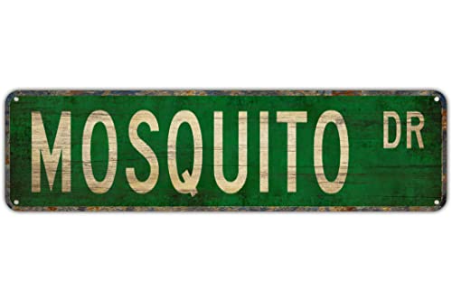 Vintage-Dekor-Wandschild, Moskito-Geschenk, Moskito-Schild, Mücken-Dekoration, 40,6 x 10,2 cm, Metall-Blechschild, rustikale Dekoration, Bar, Männerhöhle, Wanddekoration Vintage-Dekor-Wandschild, Moskito-Geschenk, Moskito-Schild, Mücken-Dekoration, 40,6 x 10,2 cm, Metall-Blechschild, rustikale Dekoration, Bar, Männerhöhle, Wanddekoration von Apular