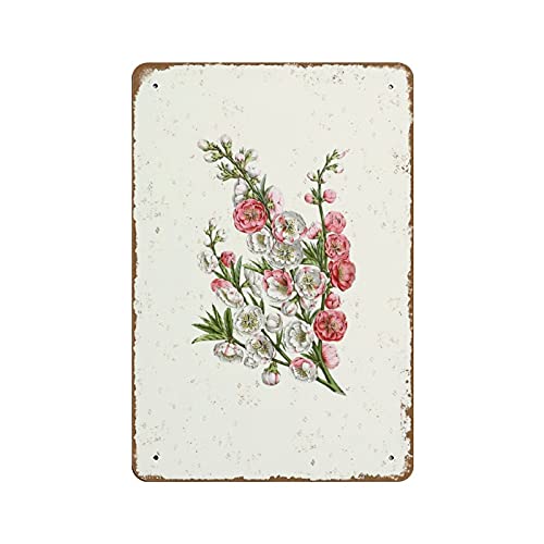 Vintage Pfirsichblüten Druck Natur Dekor Vintage Blume Kunst Botanischer Druck Neuheit Retro Blechschild 20,3 x 30,5 cm Vintage Schilder Retro Aluminium Geschenk Vintage Hängeschild Tür Antik Vintage Pfirsichblüten Druck Natur Dekor Vintage Blume Kunst Botanischer Druck Neuheit Retro Blechschild 20,3 x 30,5 cm Vintage Schilder Retro Aluminium Geschenk Vintage Hängeschild Tür Antik von Apular