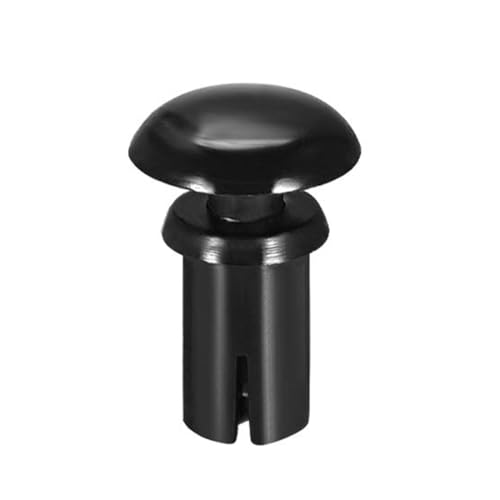 AputoXz 100 Stück 4 mm Push-Clip-Nieten – schwarze Nylon-Verschlüsse für Auto-Zierleisten, Türverkleidung, Stoßstangen AputoXz 100 Stück 4 mm Push-Clip-Nieten – schwarze Nylon-Verschlüsse für Auto-Zierleisten, Türverkleidung, Stoßstangen von Aputoxz