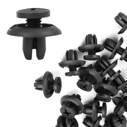 AputoXz 20 Stück 8 mm Nylon Push-Typ-Halteclips – Stoßstangen-Spritzschutz-Verschlüsse für Auto-Verkleidung AputoXz 20 Stück 8 mm Nylon Push-Typ-Halteclips – Stoßstangen-Spritzschutz-Verschlüsse für Auto-Verkleidung von Aputoxz