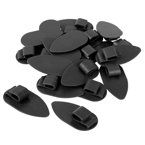 AputoXz 20 Stück Universal-Auto-Fußmatten-Clips, rutschfeste Befestigungsschnallengriffe für Autoteppich, schwarz, 56 x 28 mm, Kunststoffhalter AputoXz 20 Stück Universal-Auto-Fußmatten-Clips, rutschfeste Befestigungsschnallengriffe für Autoteppich, schwarz, 56 x 28 mm, Kunststoffhalter von Aputoxz