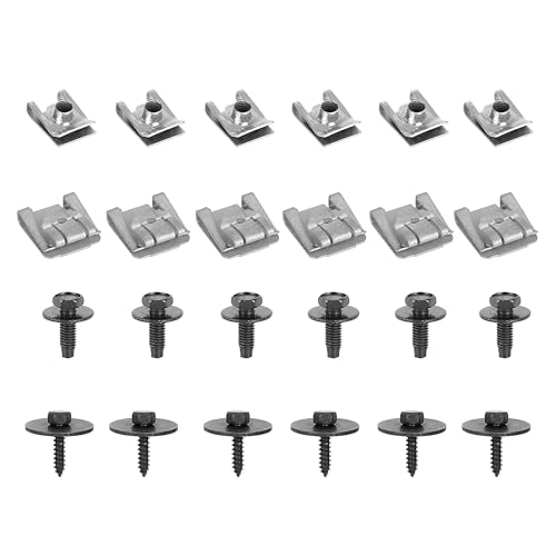 AputoXz 24-teiliges Motor-Untertisch-Spritzschutz-Clips-Schrauben-Set für Mercedes-Benz E-Klasse W211 S211 2002–2008 AputoXz 24-teiliges Motor-Untertisch-Spritzschutz-Clips-Schrauben-Set für Mercedes-Benz E-Klasse W211 S211 2002–2008 von Aputoxz