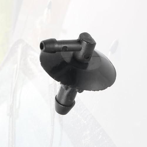 Aputoxz Scheibenwischerdüse 5125061AA kompatibel mit Dodge Sprinter 2500 3500 2.7L L5 2003-2009 - Frontwischer Sprühstrahl Ersatz - Schwarzer Kunststoff - 1 Packung von Aputoxz