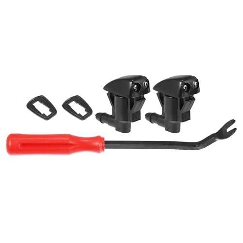 Aputoxz Scheibenwischerdüsen-Set – passend für Toyota Tacoma (2005–2015), Prius (2001–2009), Highlander (2004–2007) – OE 85381–44010 – 5 Stück mit Dichtungen und Befestigungsentferner-Werkzeug von Aputoxz