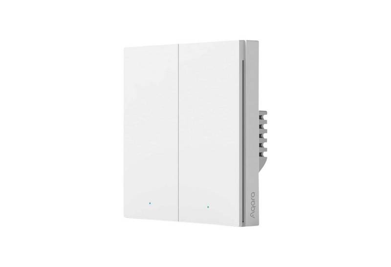 Aqara AQARA Funk-Wandschalter WS-EUK02 H1, wandmontage, weiß Smarter Lichtschalter von Aqara