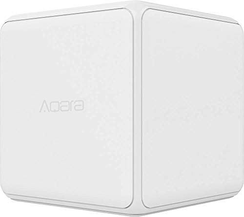 Aqara Cube, Benötigt Aqara Hub, Zigbee-Verbindung, 6 Anpassbare Gesten zur Steuerung Ihrer Smart Home-Geräte, 2 Jahre Autonomie, Funktioniert mit IFTTT von Aqara