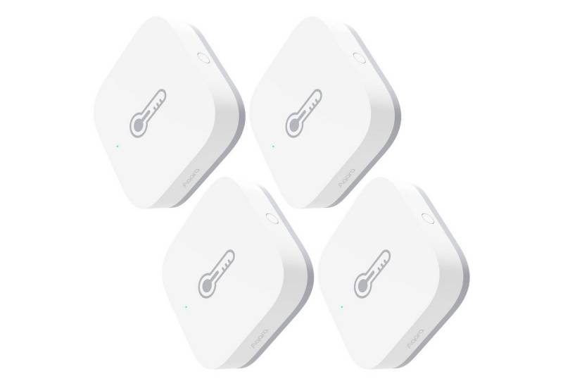 Aqara Feuchtigkeitssensor - und Temperatursensor T1, Zigbee 3.0 Smart Hygrometer-Thermometer, (Überwacht in Echtzeit, Echtzeit-Alarm und Mitteilung), Kompatibel mit HomeKit, Alexa, Google Home, Erfordert Zigbee 3.0 Hub von Aqara