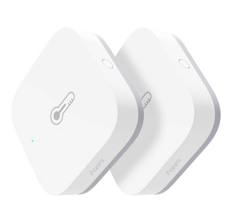 Aqara Feuchtigkeitssensor und Temperatursensor T1 für Samrt Home mit Zigbee 3.0, (Echtzeit-Alarm und Mitteilung), Kompatibel mit HomeKit, Alexa, Google Home, Erfordert Zigbee 3.0 Hub von Aqara