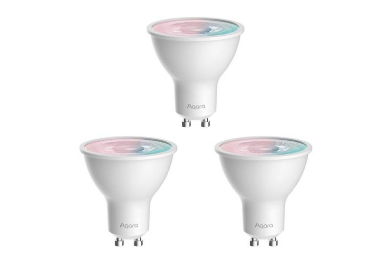 Aqara LED-Leuchtmittel, Smarte LED-Glühbirne T2, GU10, 3 St., Einstellbare Weißtöne, Thread/Zigbee, Matter-kompatibel von Aqara