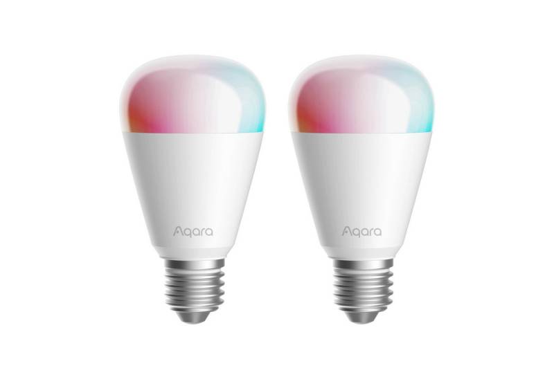 Aqara LED-Leuchtmittel, Smarte LED-Glühbirne T2, E27, 2 St., Einstellbare Weißtöne, Thread/Zigbee, Matter-kompatibel von Aqara