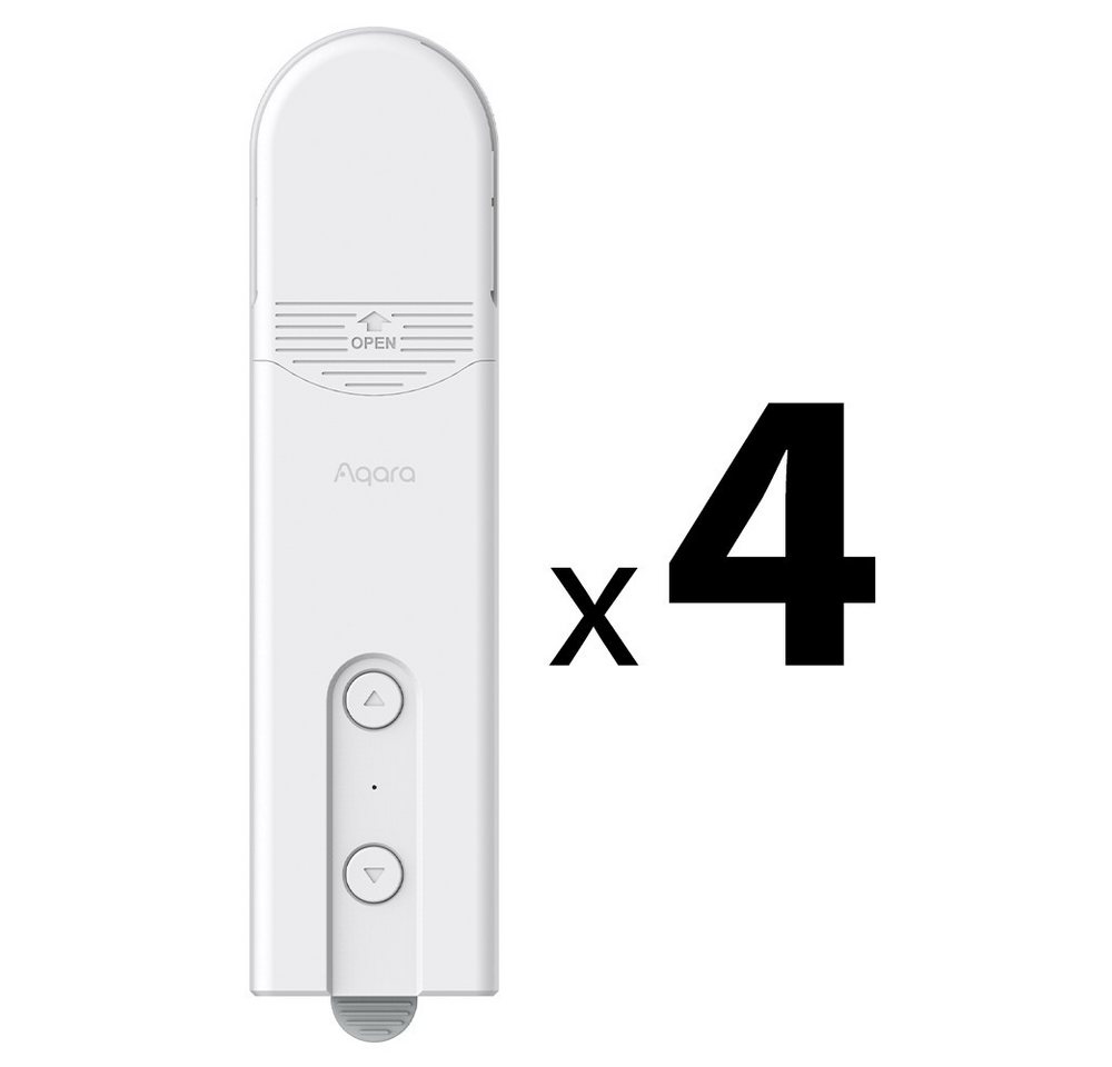 Aqara Rollladenmotor E1, Intelligente Rollladensteuerung mit Zigbee 3.0 für Smart Home, (Rollladenantrieb mit Zeitplan- und Sprachsteuerung, 4 St., funktioniert mit Apple-HomeKit, Alexa, Google-Assistant), Erfordert Zigbee AQARA HUB (Gateway) Aqara Rollladenmotor E1, Intelligente Rollladensteuerung mit Zigbee 3.0 für Smart Home, (Rollladenantrieb mit Zeitplan- und Sprachsteuerung, 4 St., funktioniert mit Apple-HomeKit, Alexa, Google-Assistant), Erfordert Zigbee AQARA HUB (Gateway) von Aqara
