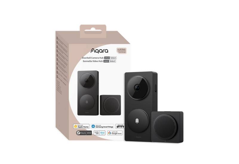 Aqara Smart Home Türklingel G410, 2K-Bildschärfe mit 175°-Sichtfeld (Integrierter Zigbee & Matter Hub, Unterstützt Apple Home, Google, Home-Assistant) von Aqara