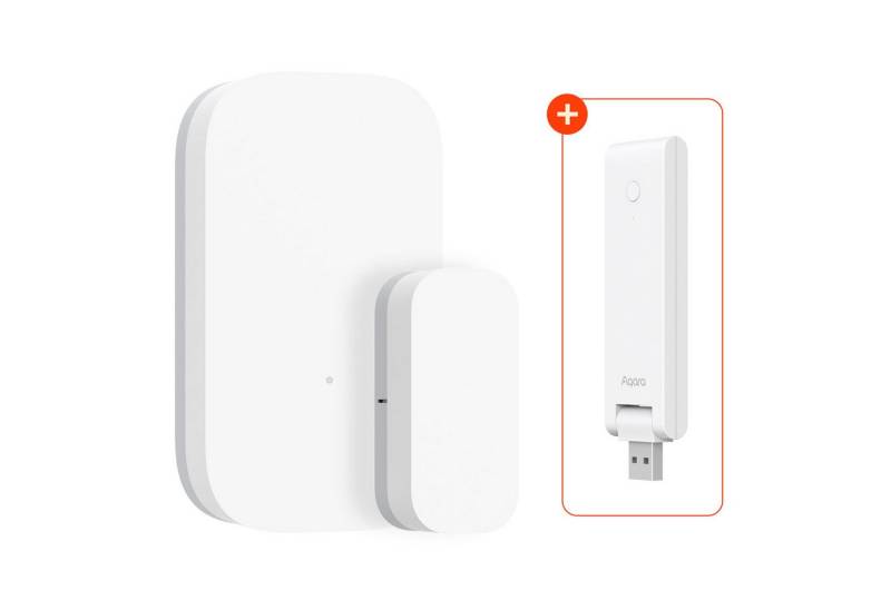 Aqara T1 Tür-/ Fensteröffnungsmelder (Tür-/Fensterkontakt, Erkennt in Echtzeit, Echtzeit-Alarm und Mitteilung, Erfordert Zigbee 3.0 Hub, Kompatibel mit HomeKit, Alexa, Detektoren) von Aqara