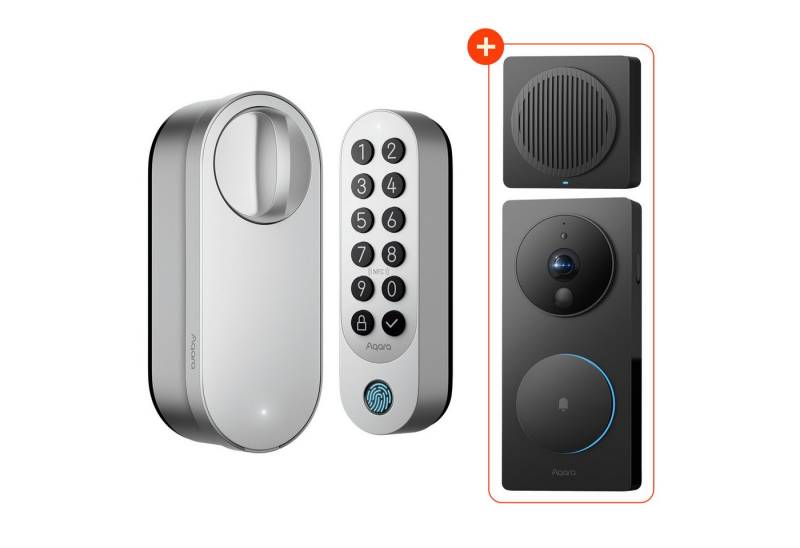 Aqara Türschlossantrieb U200 Kit und Smarte Video-Türklingel G4 von Aqara