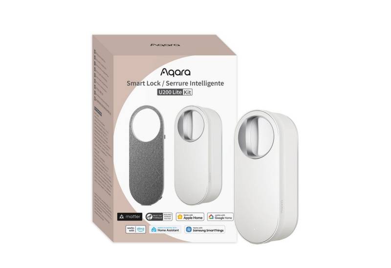 Aqara Türschlossantrieb U200 Lite Kit, (Unterstützung für Matter over Thread, Einfache Installation), Unterstützt Apple Home, Google Home, Alexa und SmartThings von Aqara