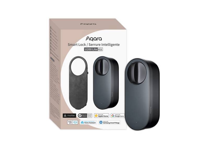 Aqara Türschlossantrieb U200 Lite Kit, (Unterstützung für Matter over Thread, Einfache Installation), Unterstützt Apple Home, Google Home, Alexa und SmartThings von Aqara