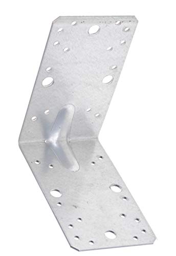 4 stk. Schwerlast-Winkelverbinder mit Sicke 150 x 150 x 90mm Bau-Winkel verzinkt 4 stk. Schwerlast-Winkelverbinder mit Sicke 150 x 150 x 90mm Bau-Winkel verzinkt von Aqbau