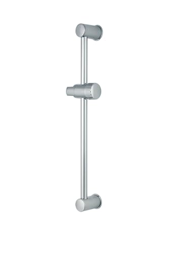 Aqbau® Duschstange verstellbar, Duschstange, Brausestange Für Wandmontage Duschkopfhalter Wandstange Kunststoff Mit Befestigungsmaterial 18 mm Chrom, Duschkopf Stange von Aqbau