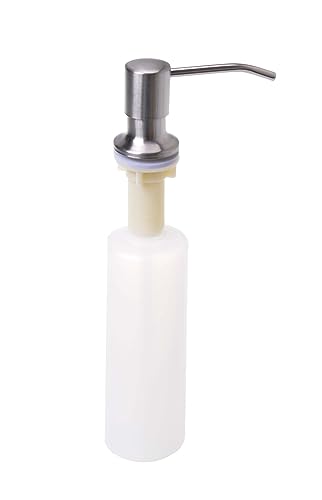 Aqbau® Einbau Seifenspender Waschbecken Lotionspender Spülmittelspender Spender (Edelstahl) von Aqbau