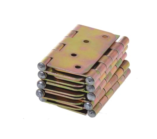 Aqbau® Gerollte Scharniere Halbbreite Türscharnier Möbelscharniere Kistenband - Verschiedene Größen und Mengen - Scharnier Für Wohnmöbel (2 st., 80 x 80 mm) von Aqbau