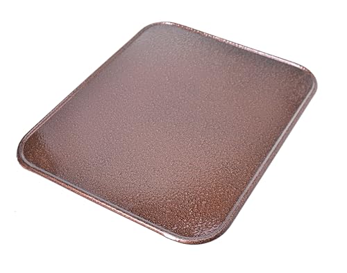 Aqbau® Ofen-Bodenblech Kaminöfen Bodenplatte Bodenschutz für Feuerstellen (Alt Kupfer, 50 x 80 cm) von Aqbau