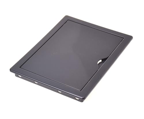 Aqbau® Revisionsklappe ABS Graphit, Revisionstür Revision Wartungstür Wartungsklappe - Reinigungsklappe Wartungsöffnung - Klappe für Revisionsschächte, Inspektionstür (40 x 40 cm) von Aqbau