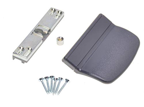 Aqbau Balkontürschnapper aus Metall | Universaler Balkon- und Terrassengriff inkl. Griff | Einfache Montage auf Holz, PVC und Aluminium | Solider und robuster Balkontürgriff aus Kunststoff Anthrazit Aqbau Balkontürschnapper aus Metall | Universaler Balkon- und Terrassengriff inkl. Griff | Einfache Montage auf Holz, PVC und Aluminium | Solider und robuster Balkontürgriff aus Kunststoff Anthrazit von Aqbau
