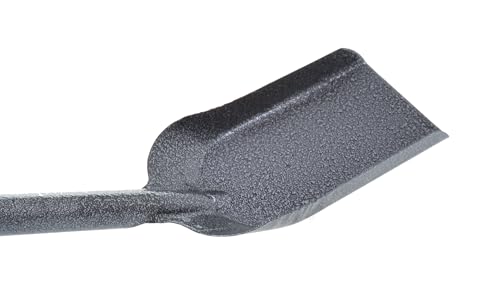 Kehrschaufel Metall - Kohleschaufel - Kehrichtschaufel Kehrblech zum Reinigen und Kehren - Schaufel für Kohle - Schaufel für Renovierungsarbeiten - Handschaufel (dunkelgrau) von Aqbau