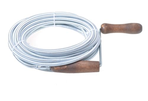 Rohrreinigungsspirale Rohrreinigungswelle Rohrreiniger Rohrspirale Durchmesser - 9 mm (5 meter) von Aqbau