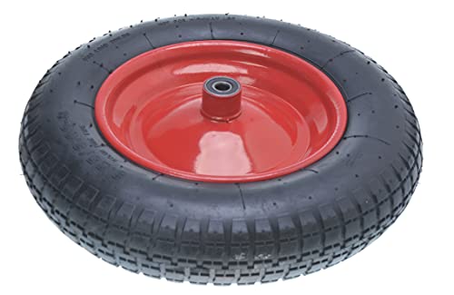Schubkarrenrad 3,25-8 Metallfelge Luft-Reifen Schubkarre Ersatz-Rad Ø 365mm Schubkarrenrad 3,25-8 Metallfelge Luft-Reifen Schubkarre Ersatz-Rad Ø 365mm von Aqbau